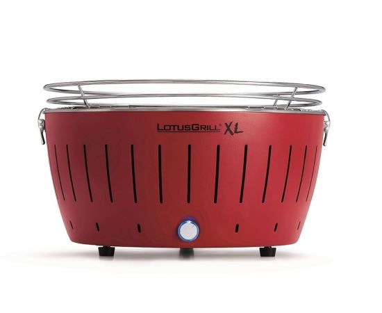 LotusGrill XL Hybrid Tafelbarbecue - Ø435mm - Rood