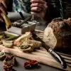 Laquiole Borrel Broodplank met 3 keramieken schaaltjes - Afbeelding 2