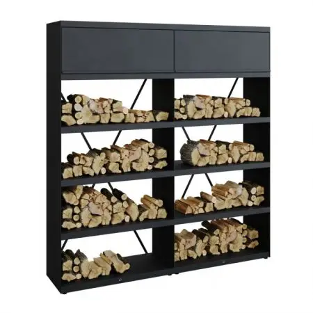 De OFYR Wood Storage Black 200