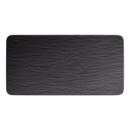 Villeroy & Boch Manufacture Rock rechthoekige serveerschaal - zwart/grijs