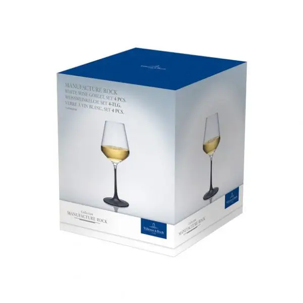 Villeroy & Boch Manufacture Rock witte wijnglas - 4 stuks