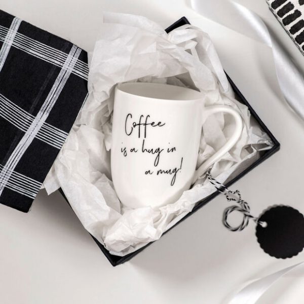 Villeroy & Boch Statement Mok "Coffee is a hug in a mug"