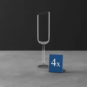 Villeroy & Boch NewMoon Champagneglas - 4 Stuks