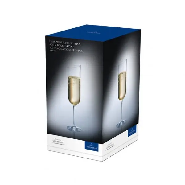 Villeroy & Boch NewMoon Champagneglas - 4 Stuks