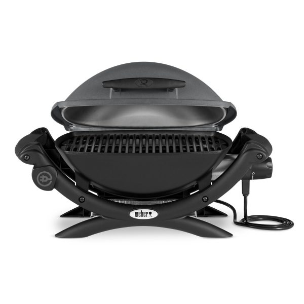 Weber Q1400 - Zwart - elektrische barbecue met standaard voor aanzicht