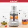 Magimix CS 3200 XL - Mat Chroom - 3 kommen