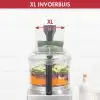 Magimix CS 3200 XL - Mat Chroom bovenkant