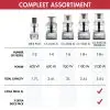 Magimix CS 3200 XL - Mat Chroom - assortiment