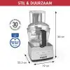Magimix CS 3200 XL - Mat Chroom - afmetingen