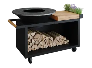 OFYR Island Black 100 PRO Teak Hout