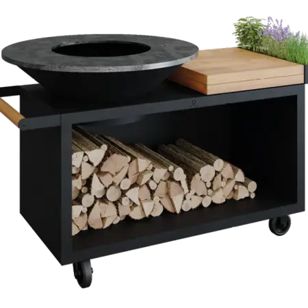 OFYR Island Black 100 PRO Teak Hout